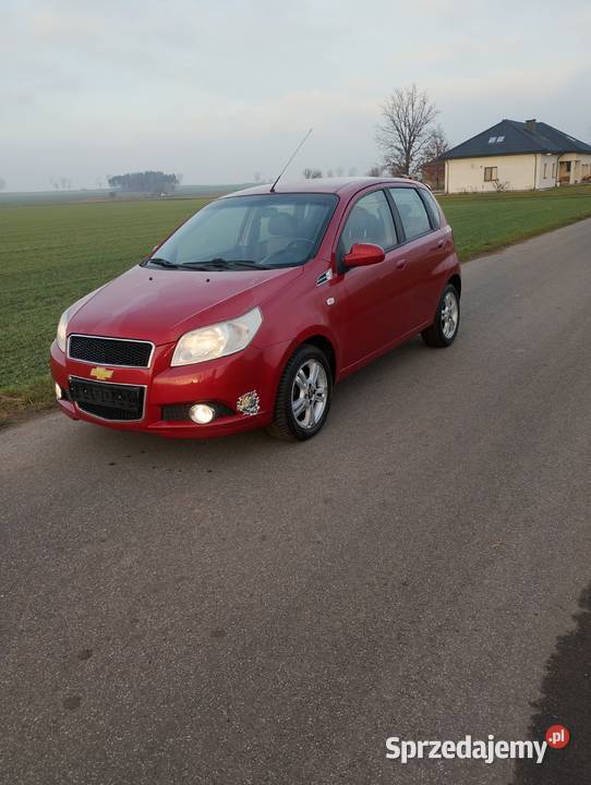 Chevrolet Aveo 2009r manualna kujawsko-pomorskie Janowiec Wielkopolski