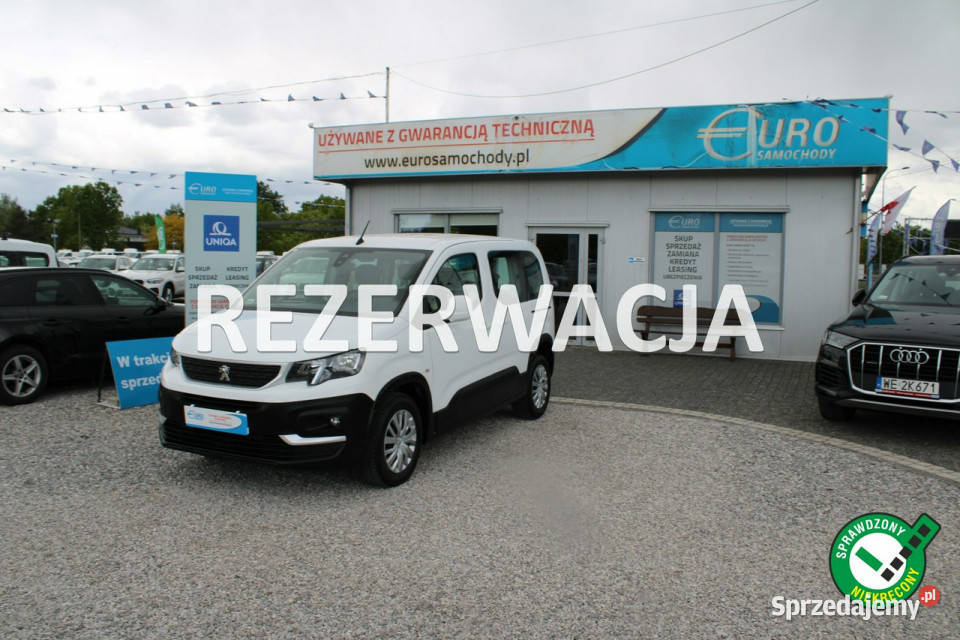 Peugeot RIFTER Active Gwarancja netto 43 821 PLN Rok produkcji 2021