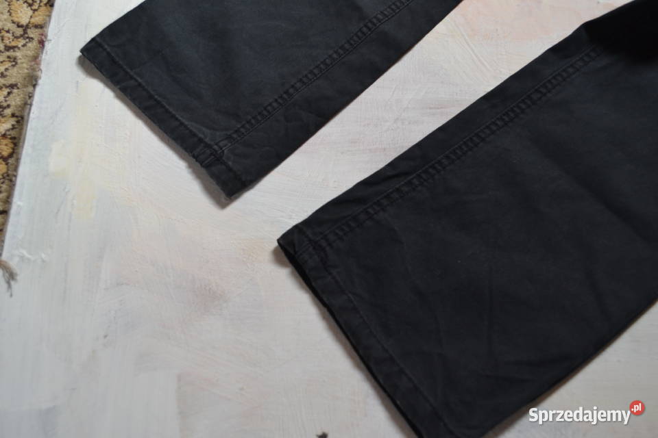 czarne spodnie Tommy Hilfiger S proste Warszawa