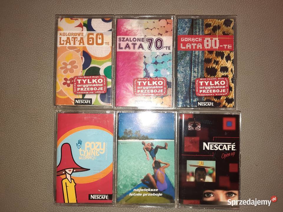 Zestaw kaset magnetofonowych NESCAF edycje Wrocław