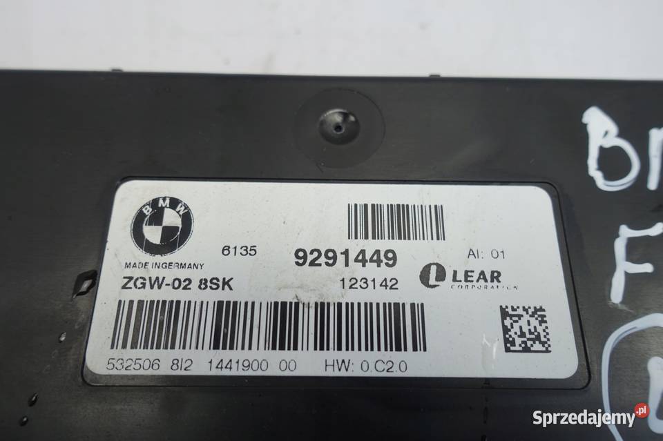 BMW 5 F10 535 CENTRALNY MODUŁ KAMERY 9291449 Rudka