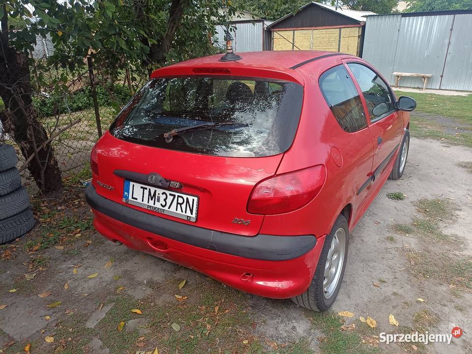 Peugeot 206 zamienię Rok produkcji 1999 206