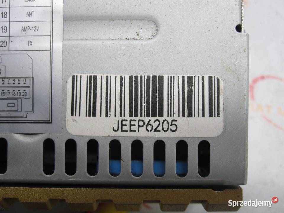 JEEP PATRIOT 10r radio CD wyświetlacz JEEP6205 Części samochodowe