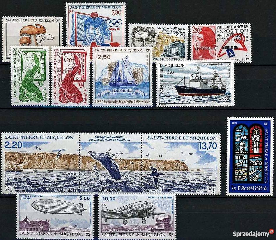 STPIERRE MIQUELON 198619871988 MNH Człuchów