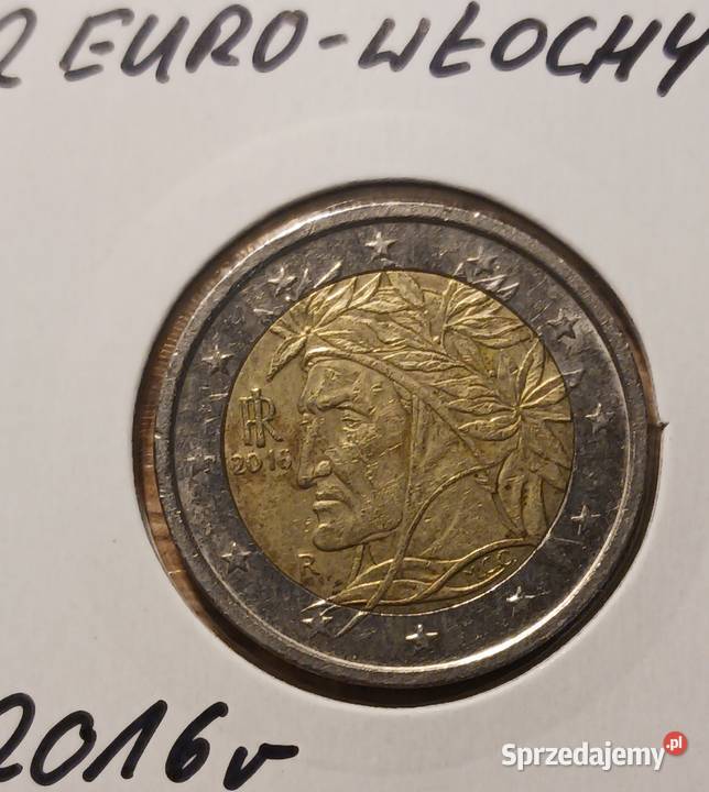 2 Euro Włochy 2016 r Numizmatyka Konin