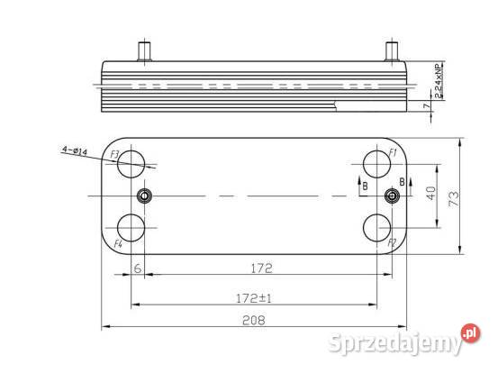 Wymiennik ciepła płytowy Junkers Bosch Nowy Przemyśl