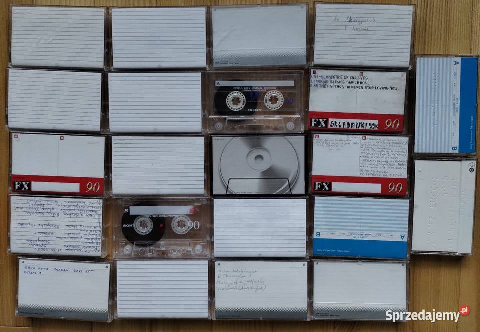 Kasety magnetofonowe używane pakiet 22 sztuki mazowieckie Warszawa sprzedam