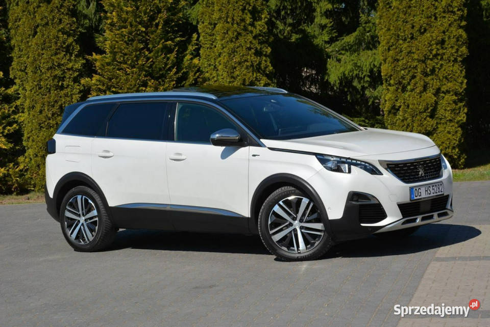 Peugeot 5008 GT Pack Biał Perła Skóry Radar ACC Ostrów Mazowiecka
