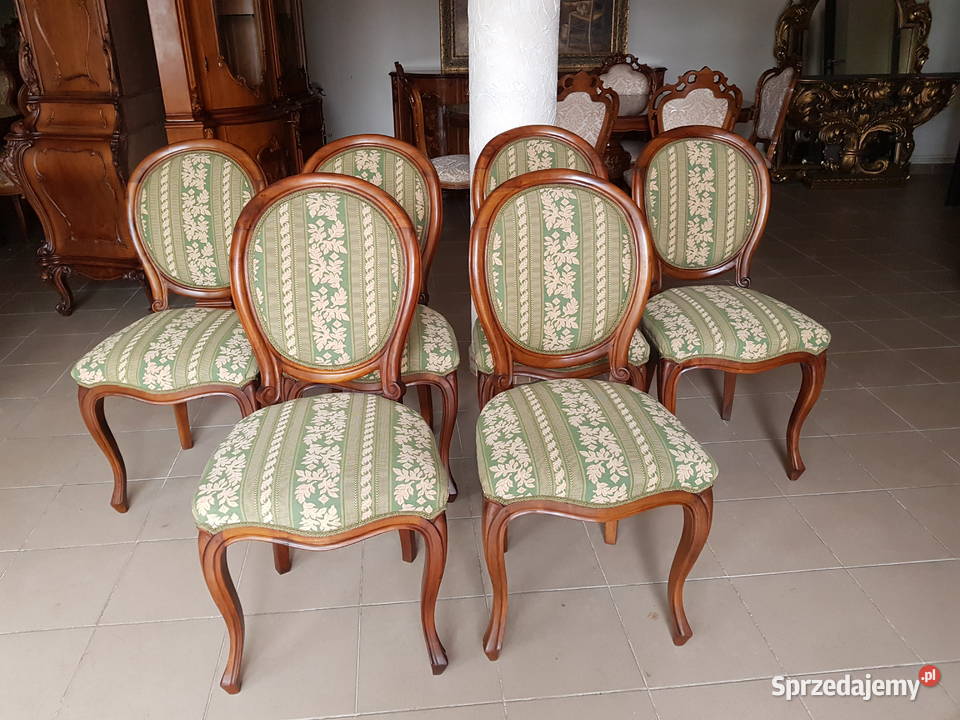 6 krzeseł po renowacji