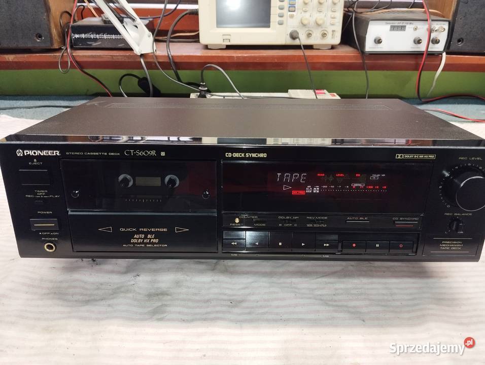 Magnetofon kasetowy HiFi Pioneer CTS609R HX Pro Magnetofony Zabrze