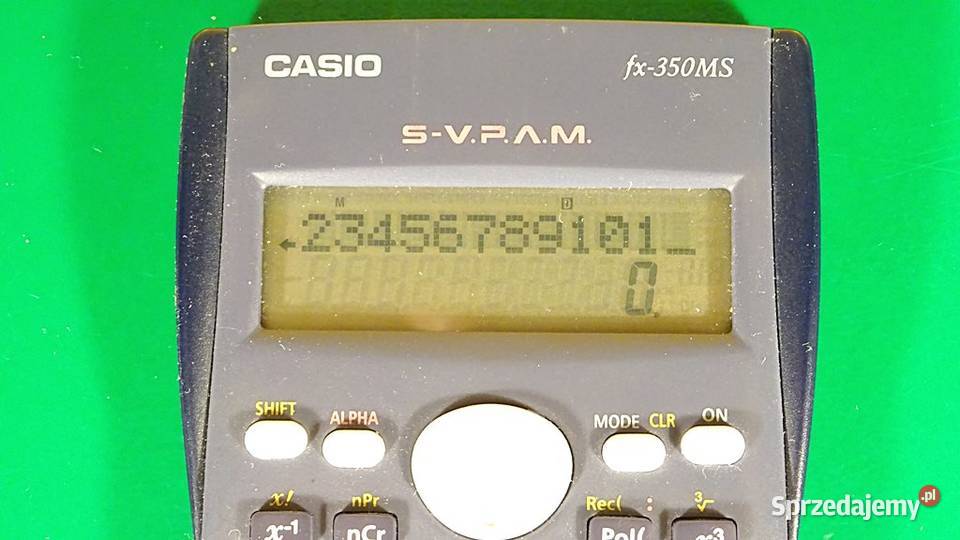 Kalkulator CASIO FX350MS digit Big display Power śląskie Chorzów