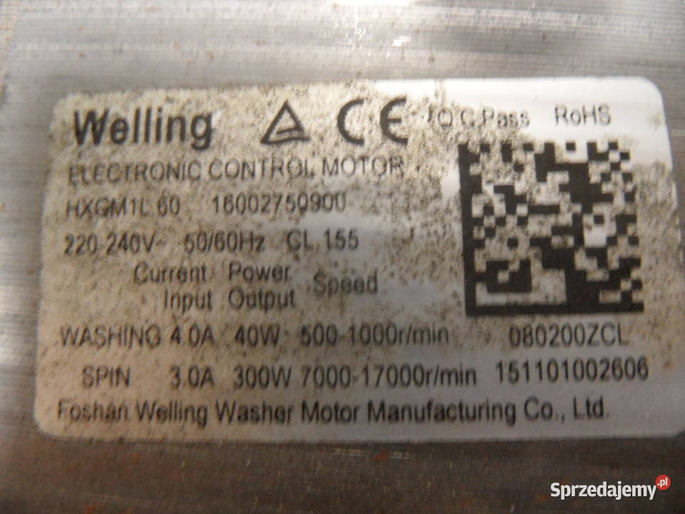 silnik pralki indesit IWSE61053 Łopuszno