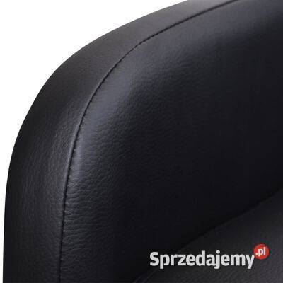 vidaXL Fotel składany czarny sztuczna mazowieckie Warszawa sprzedam