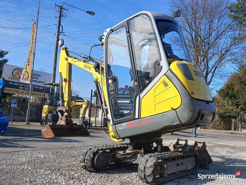 Mini koparka Neuson Et18 z 2019r 3 łyżki 2 tony Złoczew sprzedam