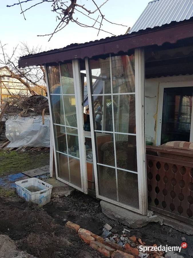 Sprzedam okna tarasowo balkonowe używane 130 do Szczecin