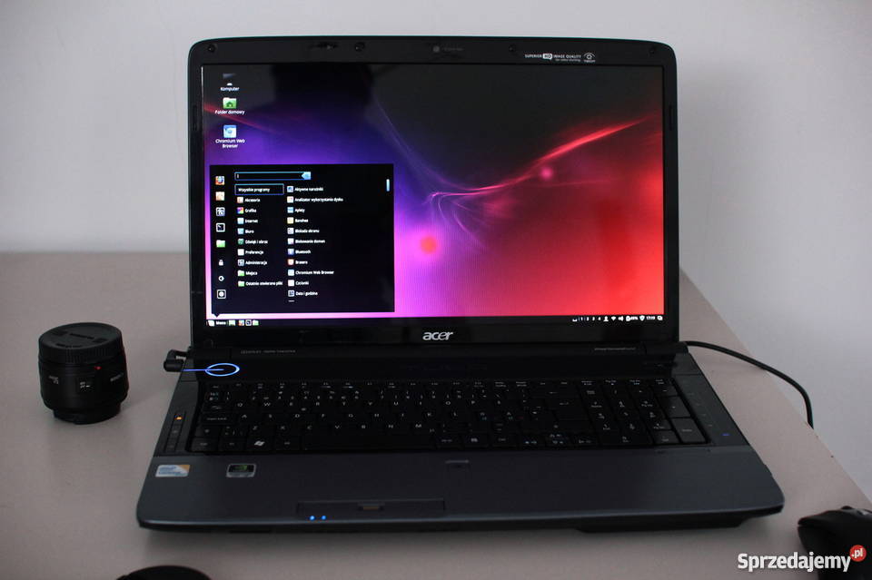 Duży laptop Acer ASPIRE 7738G DDR3 4GB GeForce 1 Warszawa sprzedam