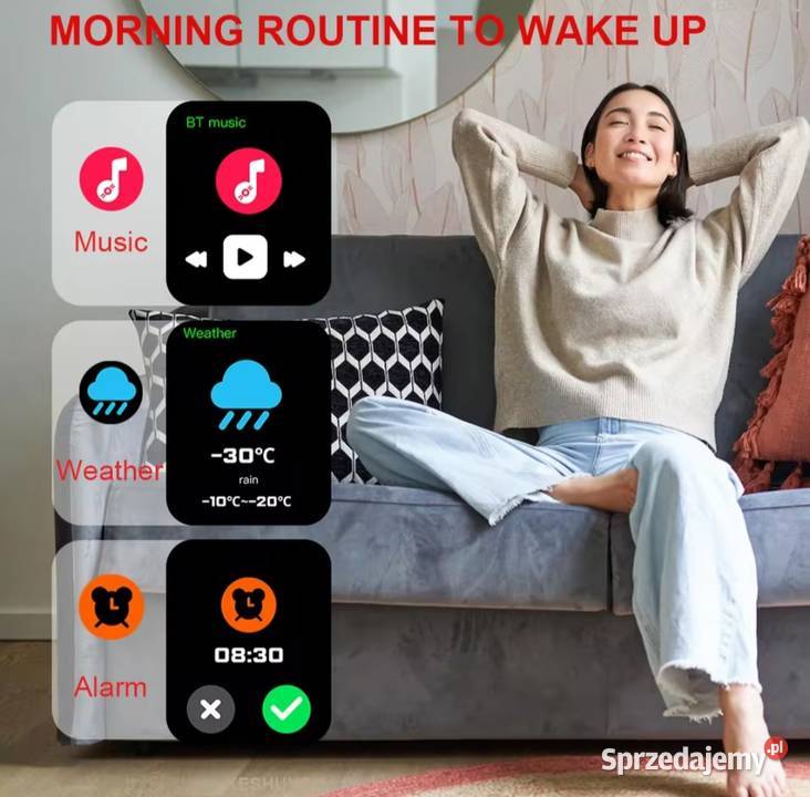 Smartwatch damski H9 Pro Amoled Chrzanów
