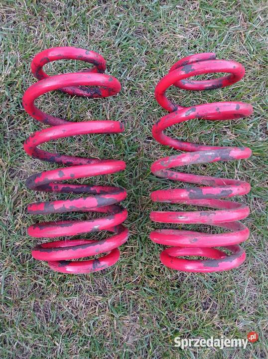 Sprężyny czerwone obniżające gleba Passat b5B5