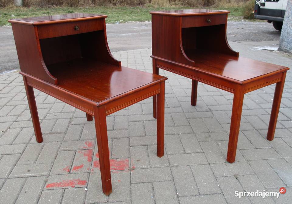 Para stolików nocnychSzwecja lata 60 Meble Meble Lublin