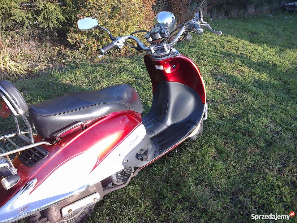 Skuter retro Adams JL 125T10 Skowarcz