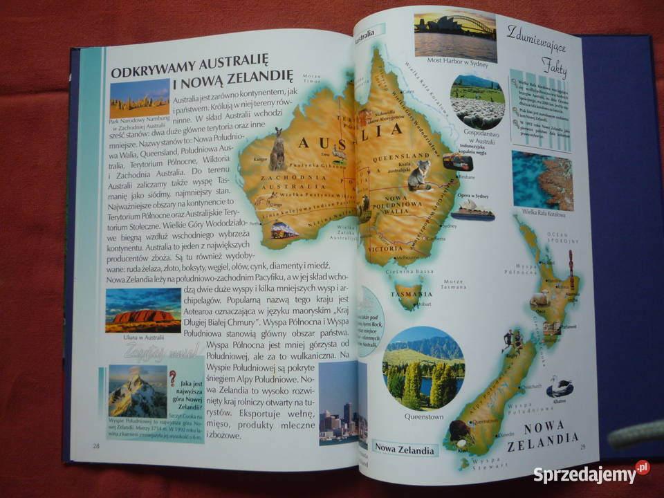 NOWA Książka Atlas Świata Encyklopedia dla dzieci z klas I-III (6-9 lat)  sprzedam