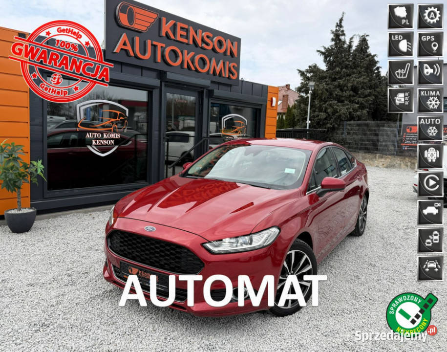 Ford Fusion SE Adaptive LED AsystenCarPlayMartwe czujnik deszczu Bydgoszcz