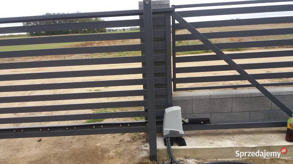 Brama przesuwna automatyczna z montażem metal sprzedam