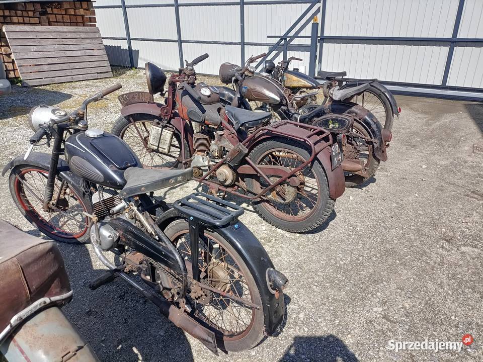 NSU WERKE 98 wwwmotobazarprl Rok produkcji 1946 Padniewko sprzedam