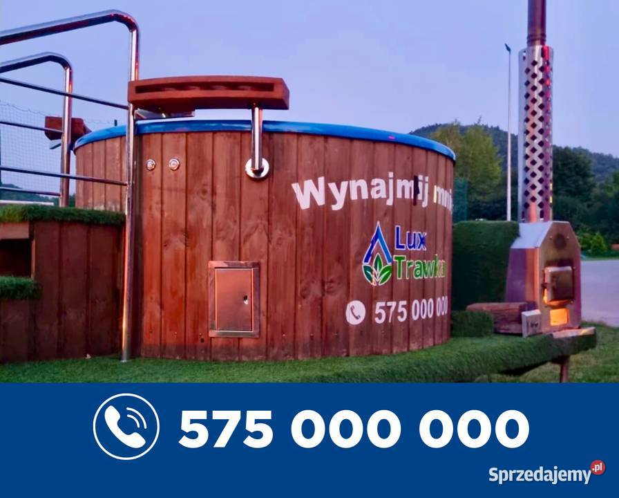 Wynajmij jacuzzi balia mobilna domowe SPA Mszana Dolna