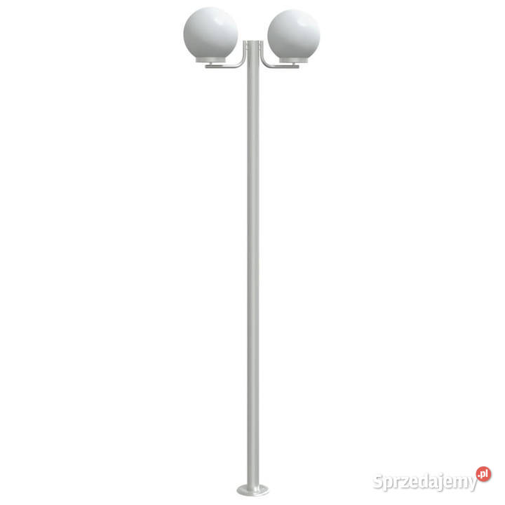 Stojące lampy ogrodowe 3 srebrne 215 stal Warszawa sprzedam