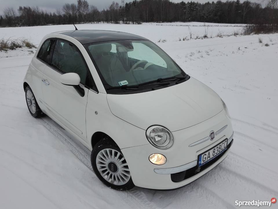 Fiat 500 panorama polski salon elektryczne lusterka Wejherowo