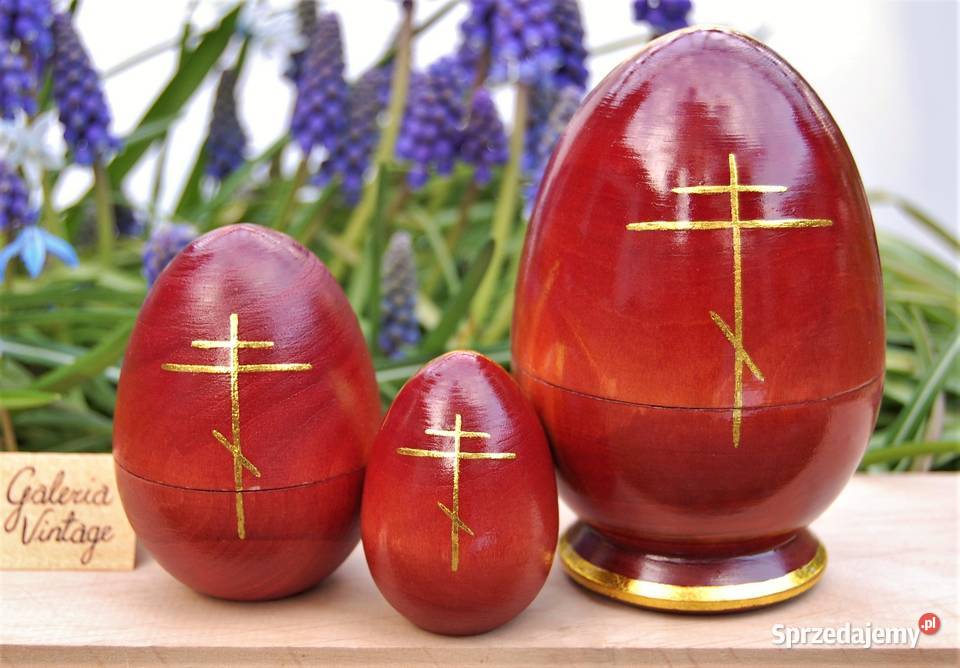 Jajko rosyjskie pisanka ikona Matka Boża Lublin