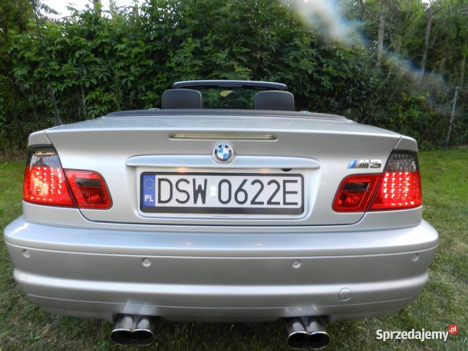 BMW M3 E46 CABRIO 343 M Power IMPORT CALIFORNIA Strzegom