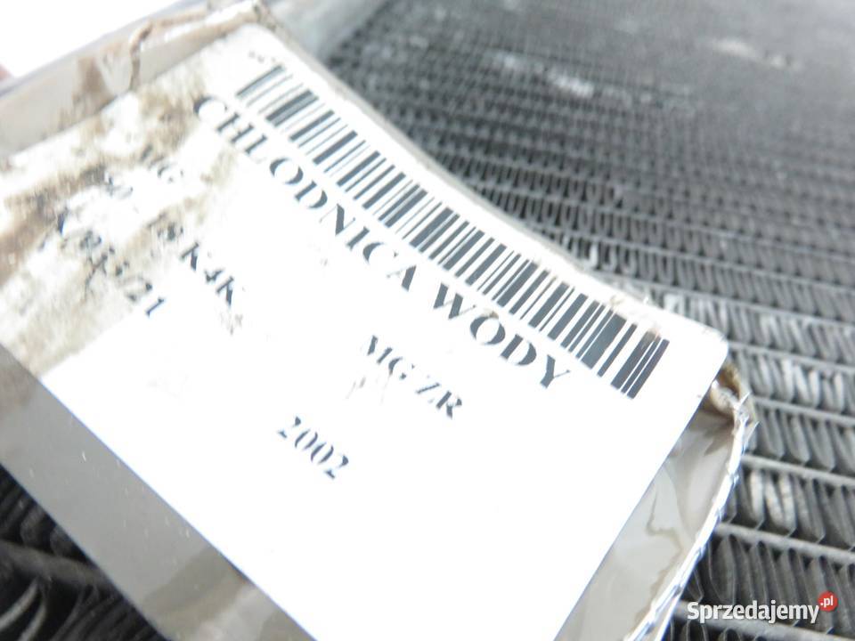 CHŁODNICA WODY MG MG ZR 18 VVC