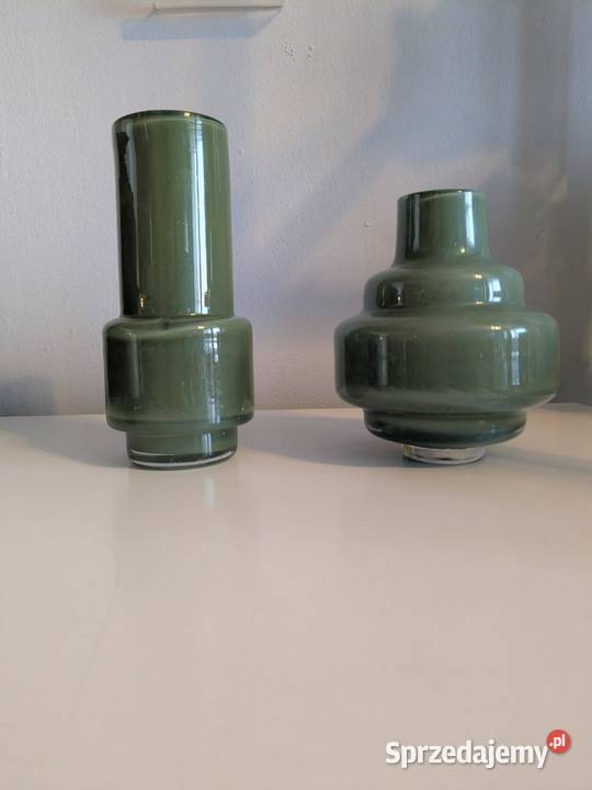 Wazon szkło dekoracyjne zielone Dąbrowa Górnicza