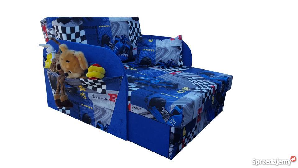 Tapczanik dzieciecy kubuś boczki z kieszenią na Kępno