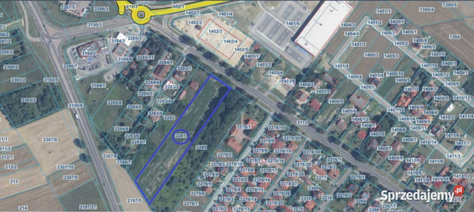 sprzedaży gruntu 8000m2 Krasnystaw prąd