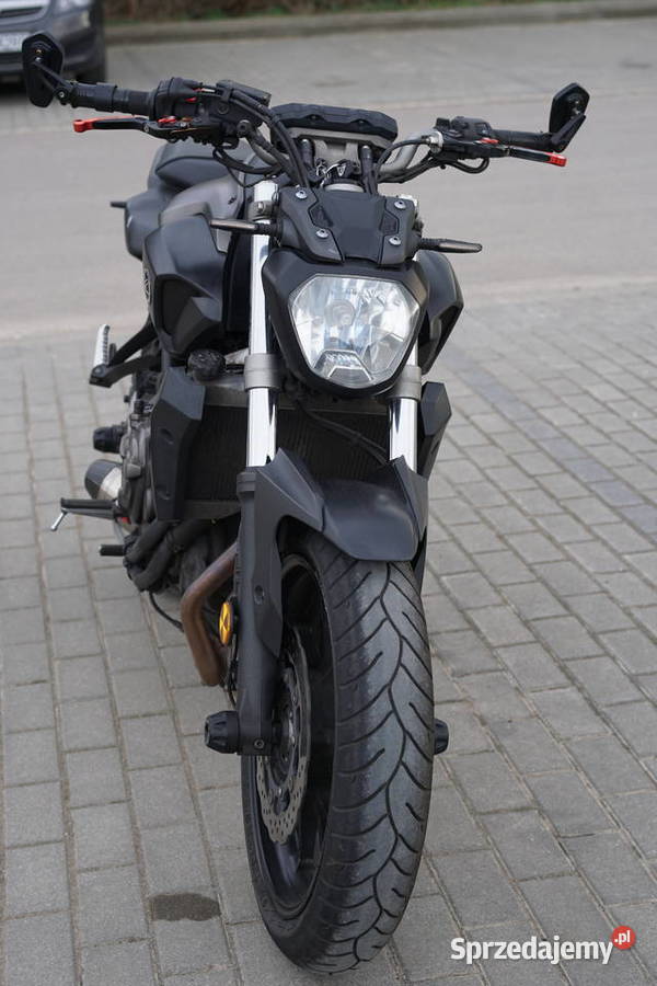 Yamaha MT07 zadbany przeglądach podgrzewane manetki Yamaha Gdańsk