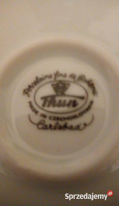 Porcelana fine de Boheme Thun Waza różowe kwiaty Warszawa