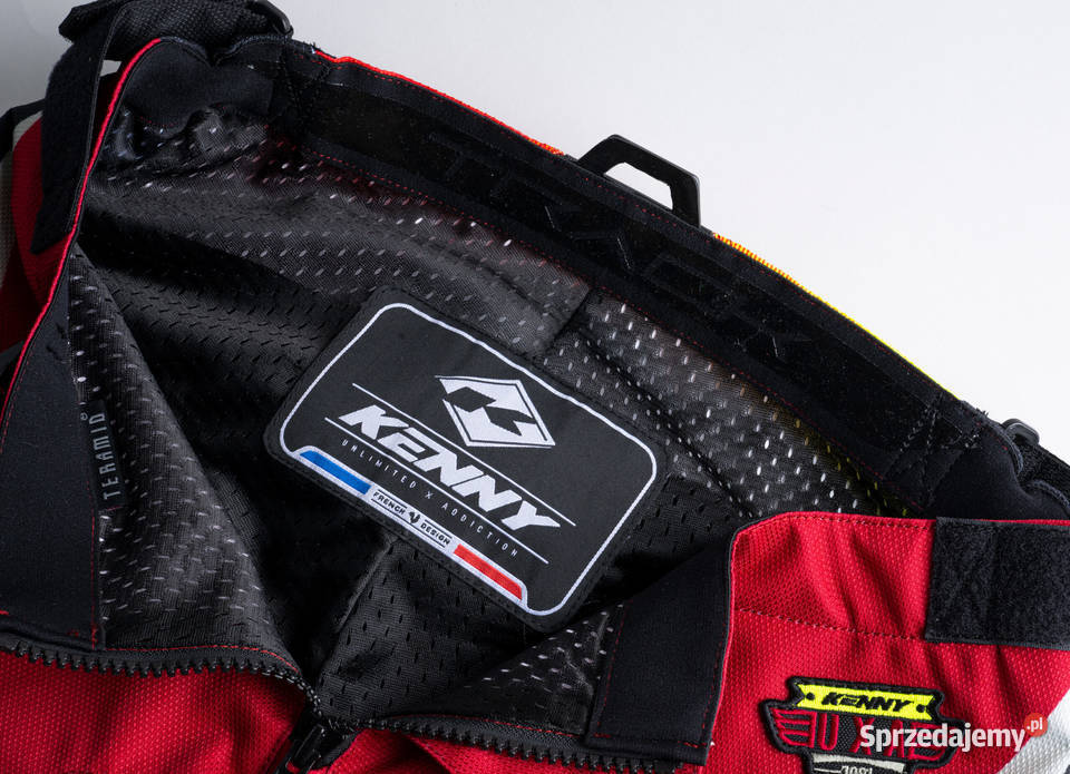 KENNY TRACK 2023 SPODNIE ciemny red 3032343638 Mrągowo