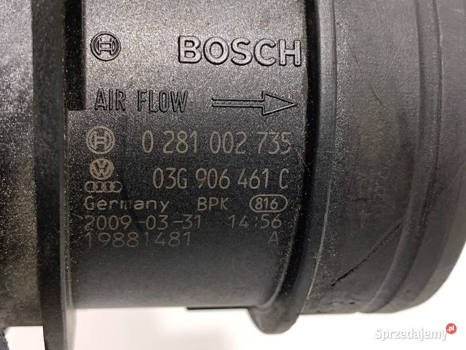 PRZEPŁYWOMIERZ AUDI A4 B8 03G906461C 20 143 0715 osobowe