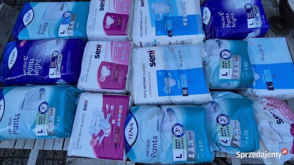 Pieluchy pieluchomajtki Tena Plus Super Seni M dolnośląskie Jelenia Góra