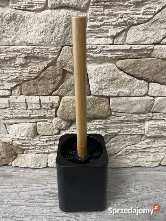 Drewniana szczotka WC czarny mat połysk EKO ECO podkarpackie Dębica