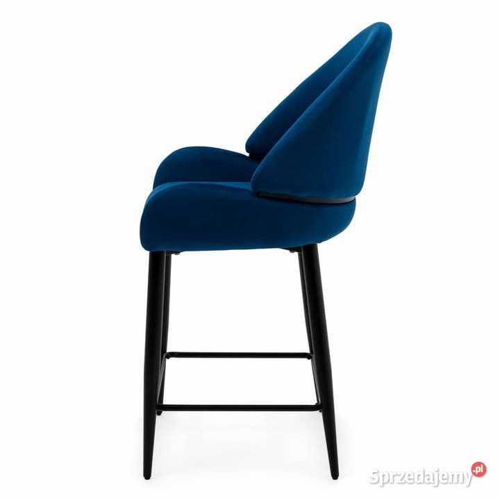 Hoker Tapicerowany Bergamo Granatowy Wysyłka 24H Tarchały Małe