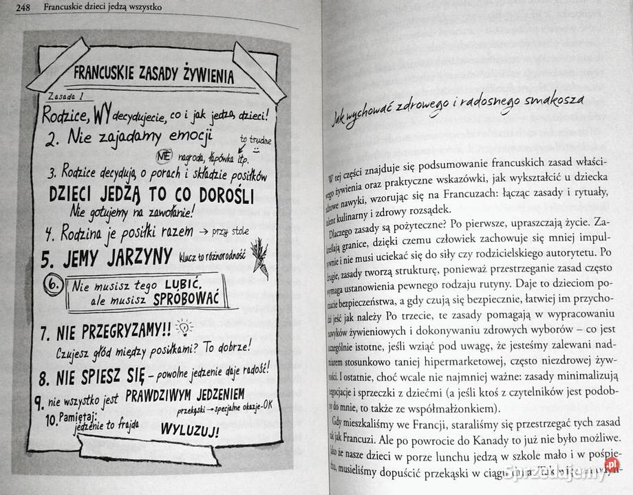 Francuskie dzieci jedzą wszystko Le Billon Karen sprzedam