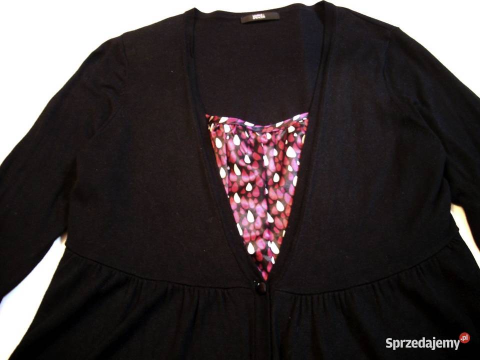 MartksSpencer Sweter z bluzką 44 czarny Nowy Sącz
