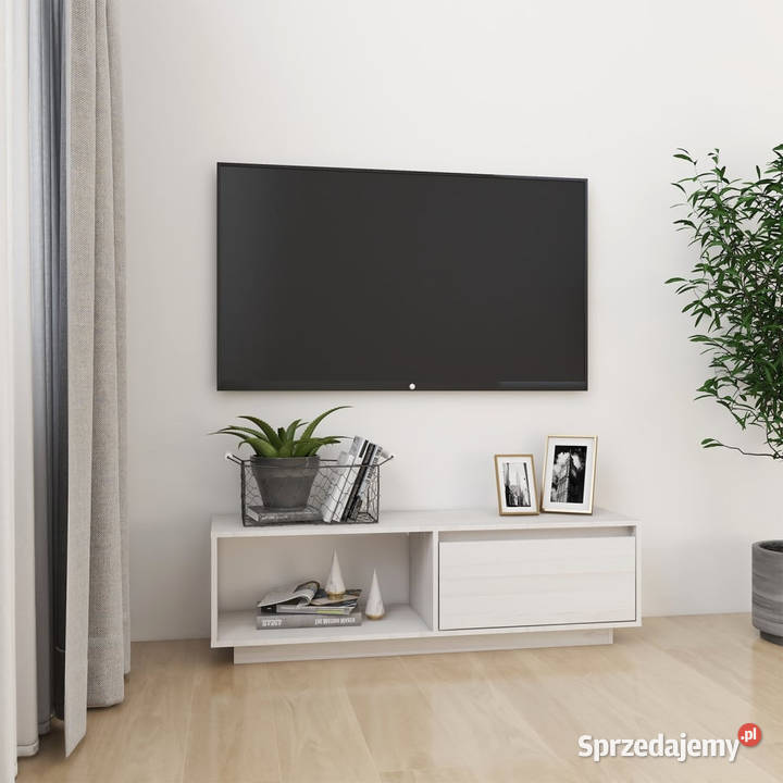 Szafka pod telewizor biała 110x30x335 lite mazowieckie Warszawa