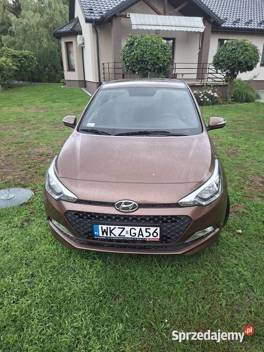 Hyundai i20 II 2017 brązowy metalik Wólka Brzózka sprzedam