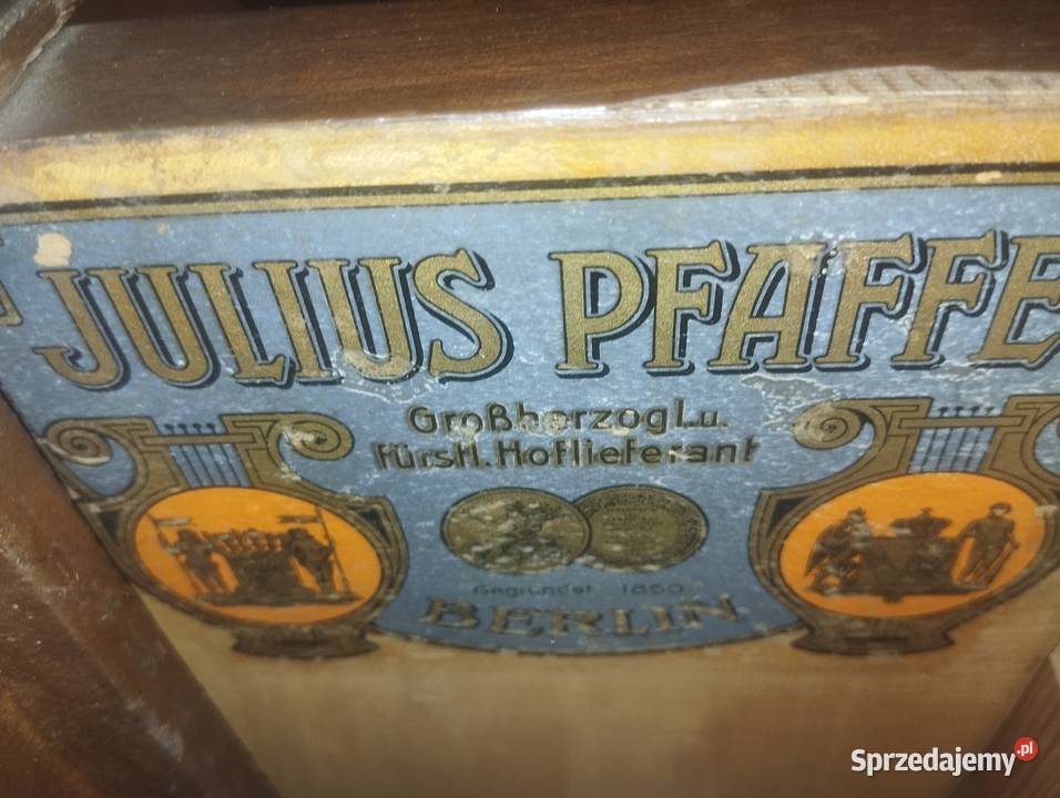 Pianino Julius Pfaffe 1860 Sopot