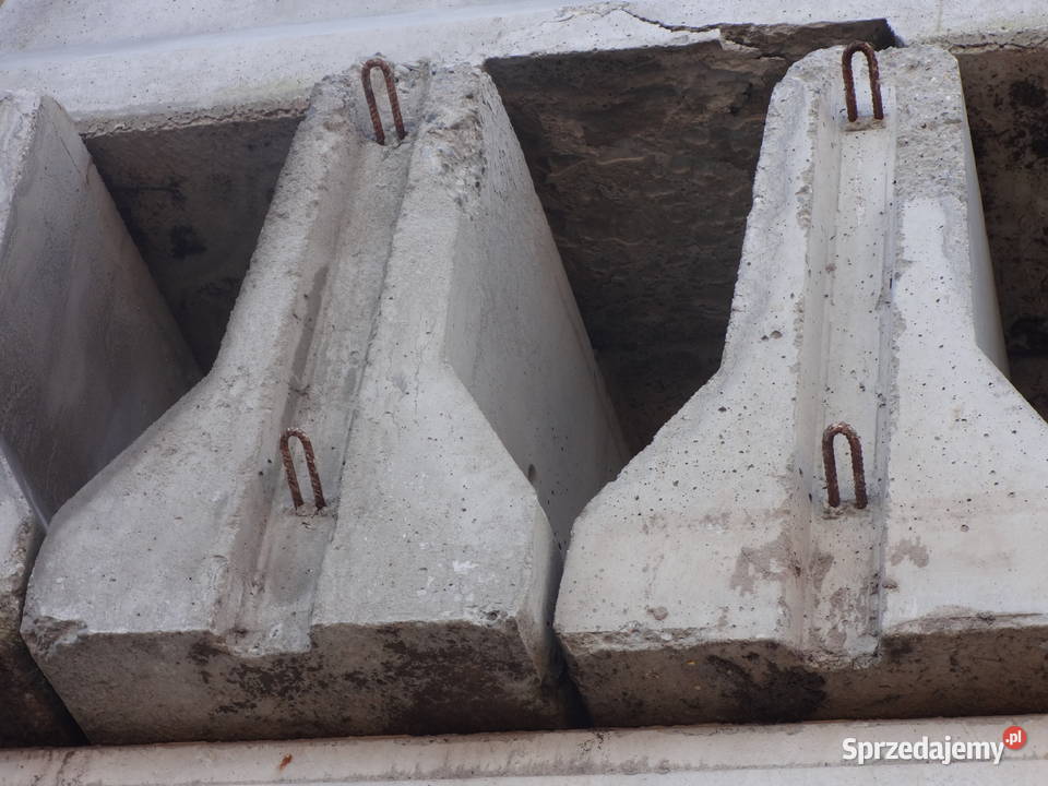 Barieryzapory drogowebetonowe używane dwustronne Dąbrowa Górnicza
